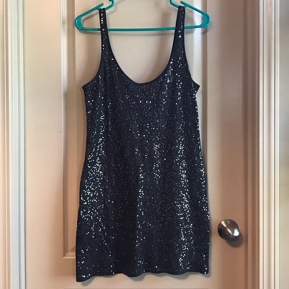 NWOT Express sequined mini dress/tank - Picture 1 of 3